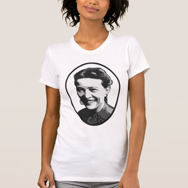 Camiseta T-shirt de Simone de Beauvoir (Frente)