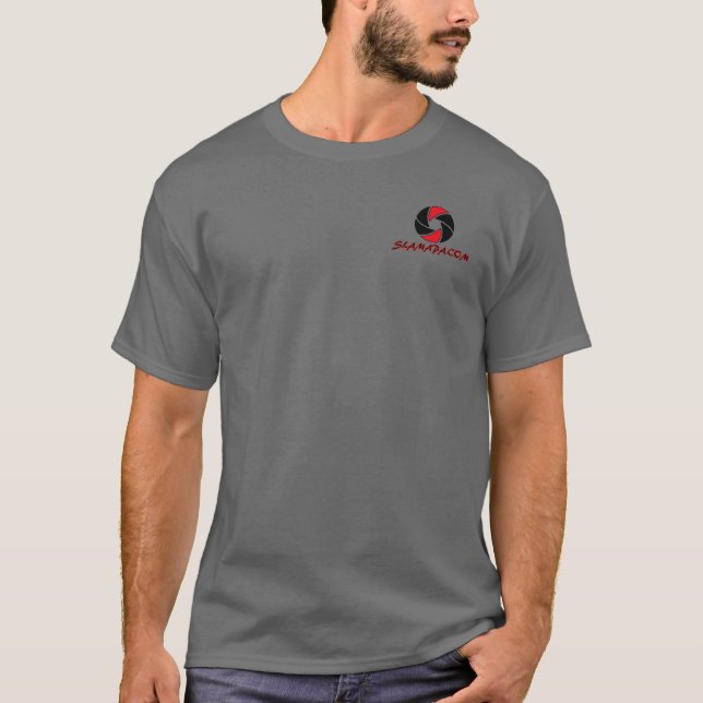 Camiseta T-shirt de SLAMA - cinza (Frente)