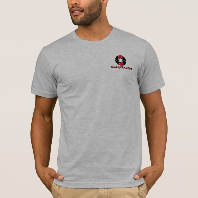 Camiseta T-shirt de SLAMA - cinza da urze (Frente)