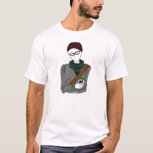 Camiseta T-shirt de Slenderman do hipster