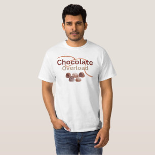 Camiseta T-shirt de sobrecarga de chocolate