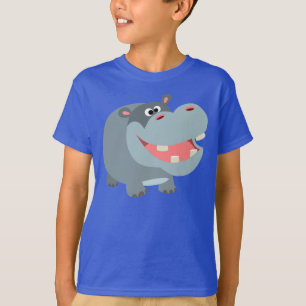 Camiseta T-shirt de sorriso bonito das crianças do