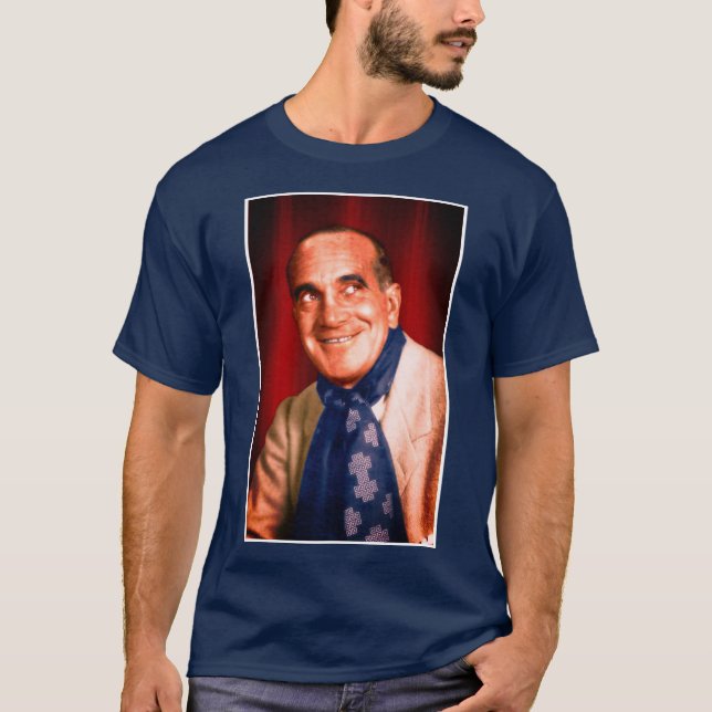 Camiseta T-shirt de sorriso do homem (Frente)