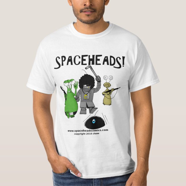 Camiseta T-shirt de Spaceheads (Frente)