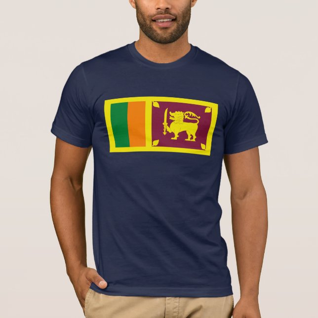 Camiseta T-shirt de Sri Lanka (Frente)