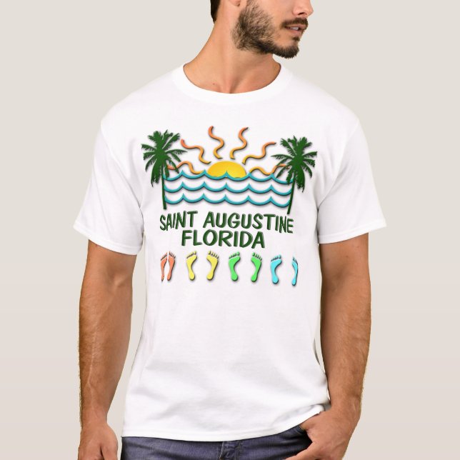 Camiseta T-shirt de St Augustine (Frente)