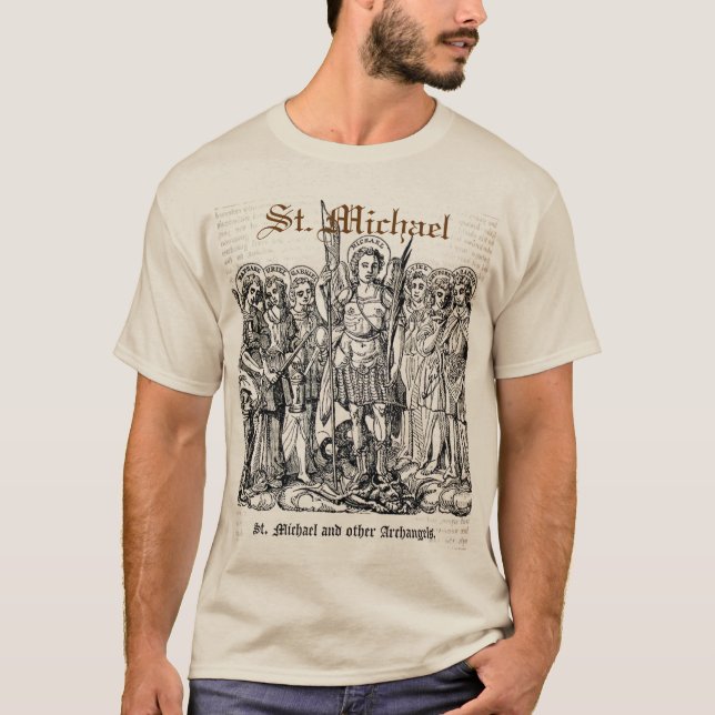 Camiseta T-shirt de St Michael - homens (Frente)
