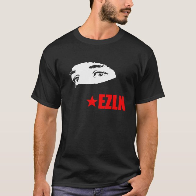 Camiseta T-shirt de Subcomandante Marcos EZLN (Frente)