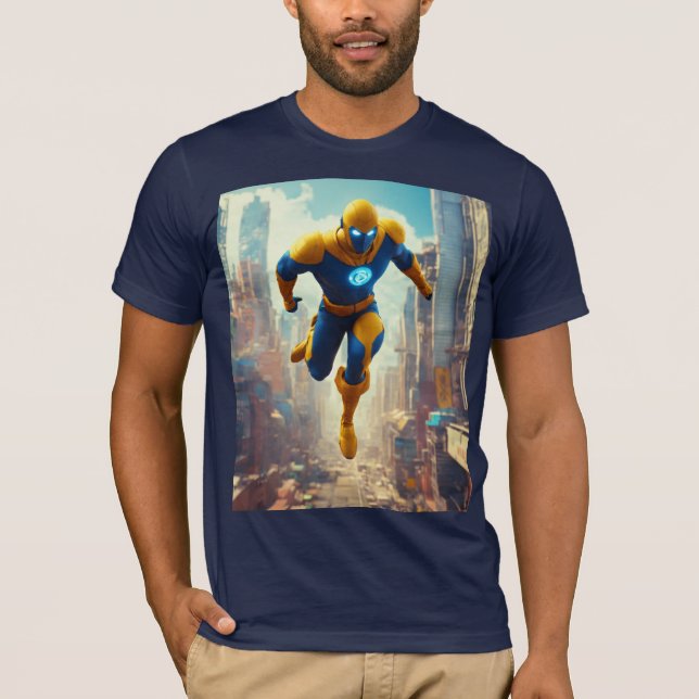 Camiseta t-shirt de super-herói (Frente)