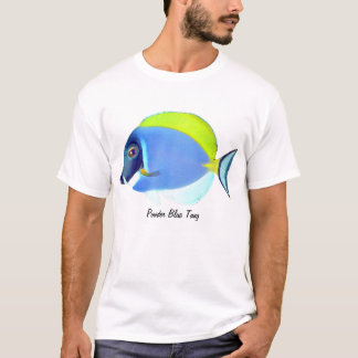 Camiseta T-shirt de Tang do azul de pó