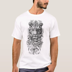 Camiseta T-Shirt de Tatuagem Barroca