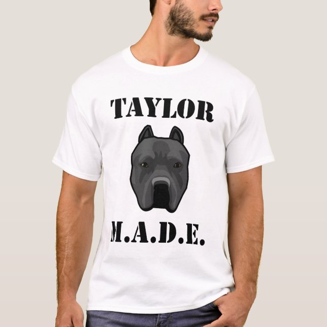 Camiseta T-shirt de Taylor M.A.D.E. Pitbull (Frente)