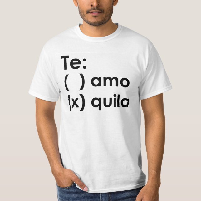 Camiseta T-shirt de Te (quila) (Frente)