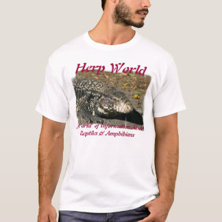 Camiseta T-shirt de Tegu do mundo de Herp