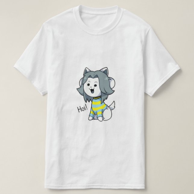 Camiseta T-shirt de Temmie (Frente do Design)