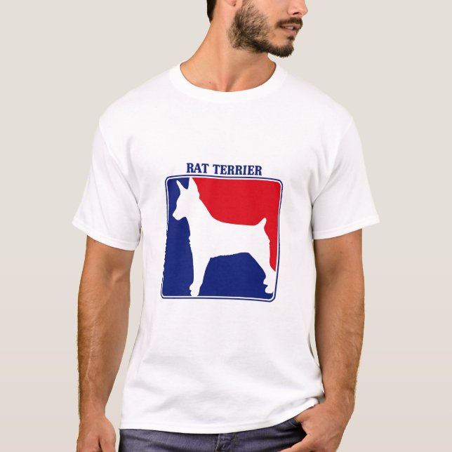 Camiseta T-shirt de Terrier de rato da liga principal (Frente)