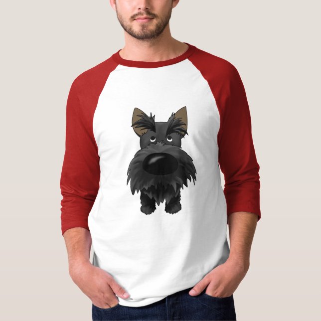 Camiseta T-shirt de Terrier do Scottish (Frente)