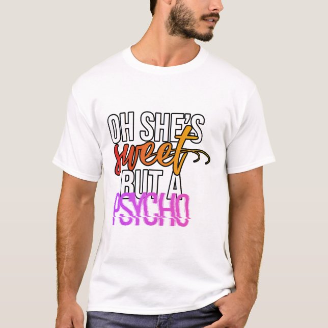Camiseta t-shirt de texto na moda (Frente)