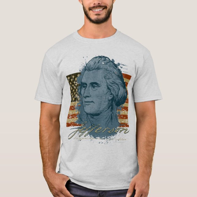 Camiseta T-shirt de Thomas Jefferson (Frente)