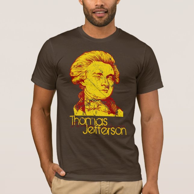Camiseta T-shirt de Thomas Jefferson (Frente)