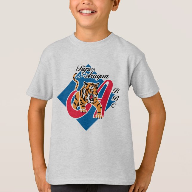 Camiseta T-shirt de Tigres de Aragua Miúdo (Frente)