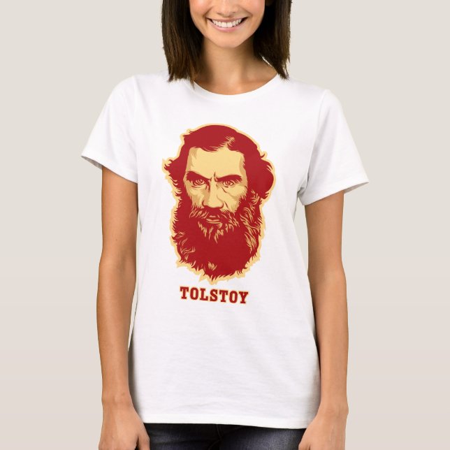 Camiseta T-shirt de Tolstoy (Frente)