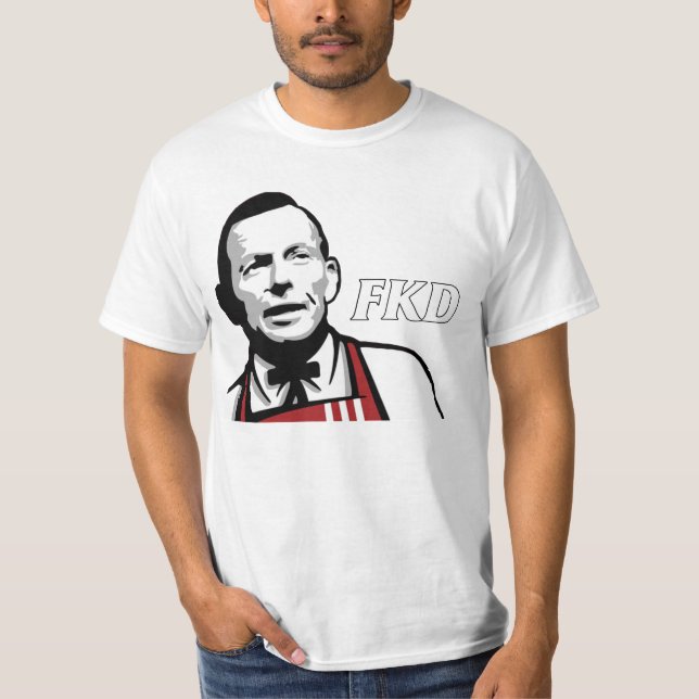 Camiseta T-shirt de Tony Abbott "FKD" (Frente)