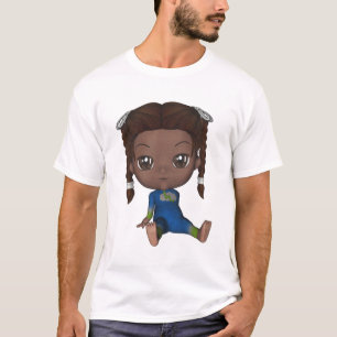 Camiseta T-shirt de Toon Chibi do bebê