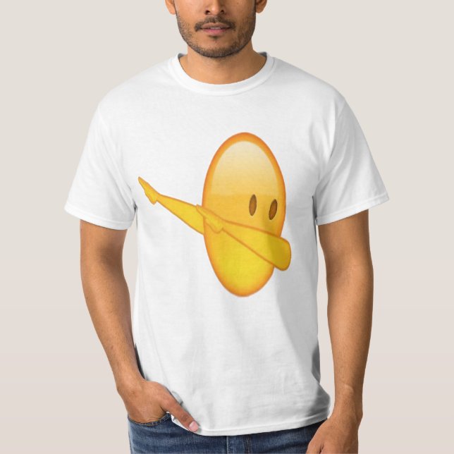 Camiseta T-shirt de toque ligeiro de Emoji (Frente)