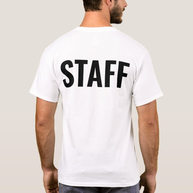 Camiseta T-Shirt de Trabalho da Empresa Personalizada do fu (Verso)