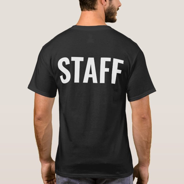Camiseta T-Shirt de Trabalho Personalizado do funcionarios (Verso)
