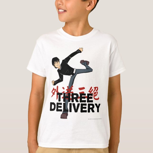 Camiseta T-shirt de três Delivery™ Sid (Frente)