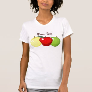 Camiseta T-shirt de três maçãs
