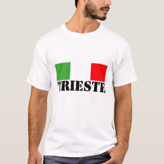 Camiseta t-shirt de trieste ele petto da bandeira