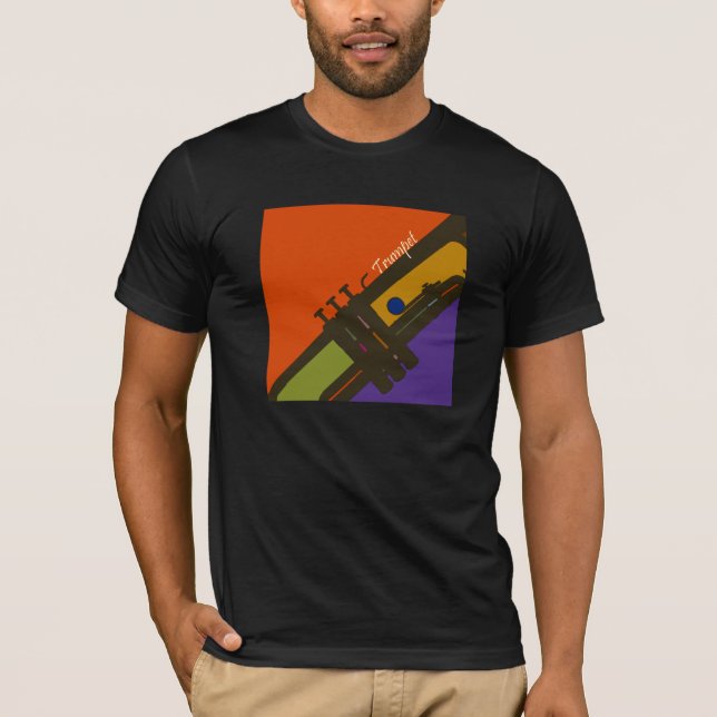 Camiseta T-shirt de trompete (Frente)
