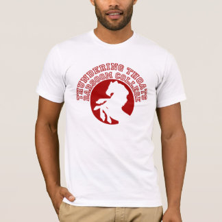 Camiseta T-shirt de trovão da faculdade de Thoats Barsoom