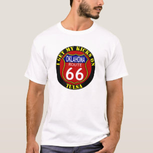 CAMISETA T-SHIRT DE TULSA OKLAHOMA DA ROTA 66