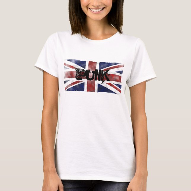 Camiseta T-shirt de UKFlag/punk (Frente)