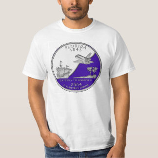 Camiseta T-shirt de um quarto de Florida