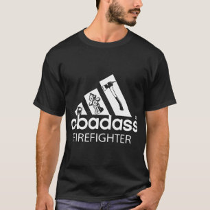 Camiseta t-shirt de um sapador-bombeiro dos badas