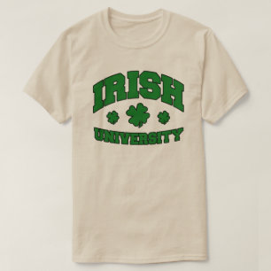 Camiseta T-shirt de Univertity do irlandês