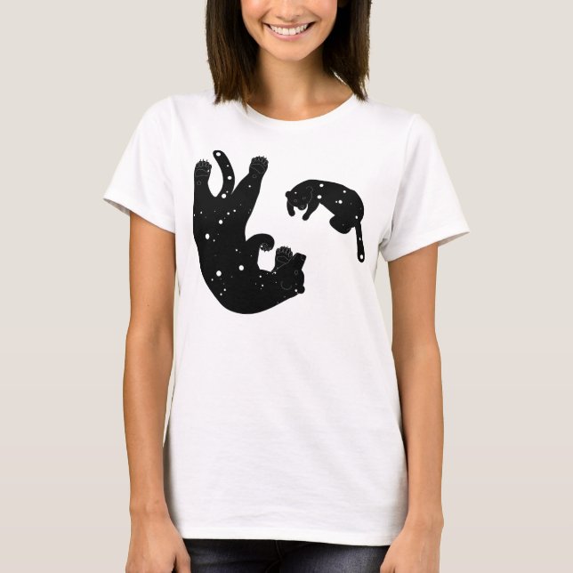 Camiseta T-Shirt de Ursos Espaciais (Frente)