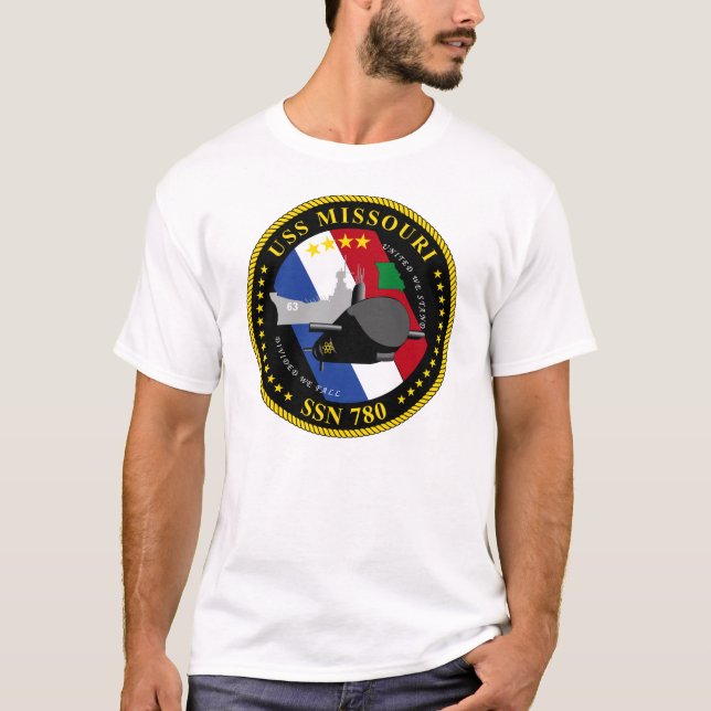 Camiseta T-shirt de USS Missouri (Frente)