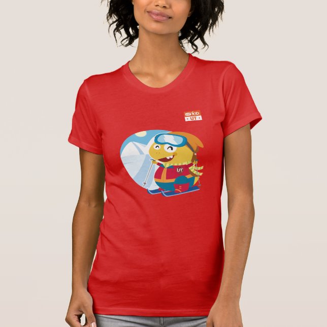 Camiseta T-shirt de Utá VIPKID (alaranjado) (Frente)