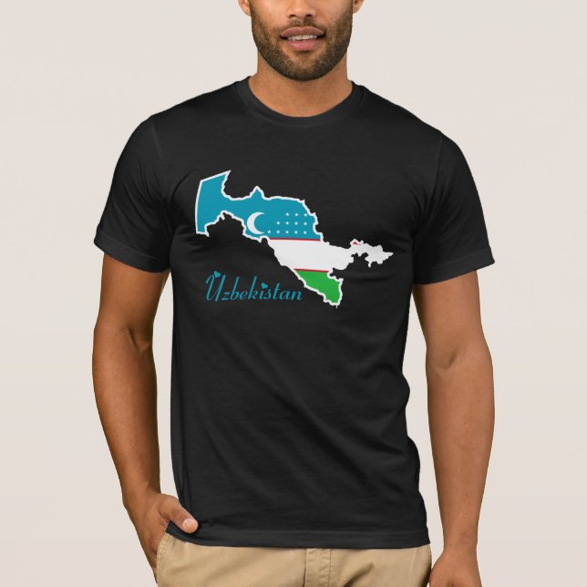 Camiseta T-shirt de Uzbekistan (Frente)