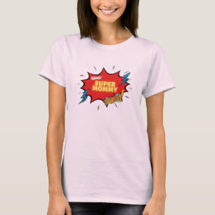 Camiseta T-shirt de vaca da Super Mamãe Bang
