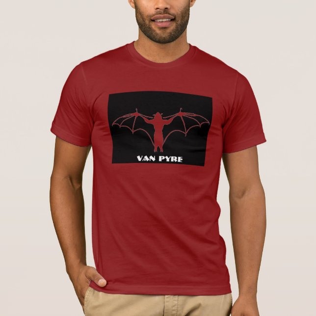 Camiseta T-shirt de Van Pyre Bastão (Frente)
