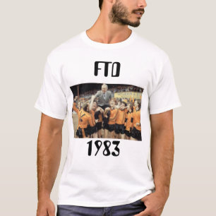Camiseta T-shirt de vencimento do título de FTD 1983