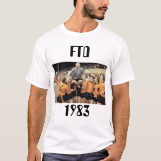Camiseta T-shirt de vencimento do título de FTD 1983