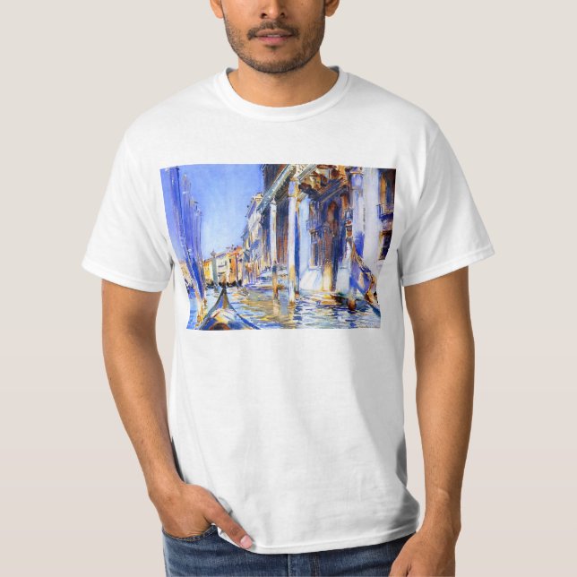 Camiseta T-shirt de Veneza do dell'Angelo de John Singer (Frente)